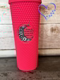 Image 3 of 24oz She was like the Moon Studded Tumbler