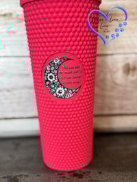 Image 4 of 24oz She was like the Moon Studded Tumbler