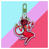 Image 1 of Peach Sallie May Keychain