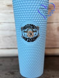 Image 2 of 24oz Find Time to Open Your Mind Studded Tumbler