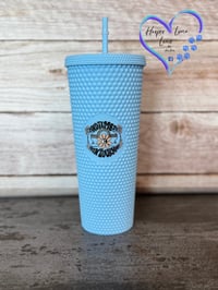 Image 3 of 24oz Find Time to Open Your Mind Studded Tumbler