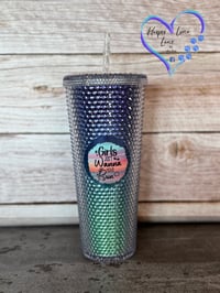 Image 3 of 24oz Girls Just Wanna Have Sun Studded Tumbler