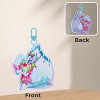 Image 2 of Strawberry Andrealphus Keychain