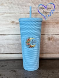 Image 1 of 24oz All Good Things are Wild and Free Studded Tumbler