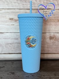 Image 2 of 24oz All Good Things are Wild and Free Studded Tumbler
