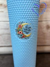 Image 3 of 24oz All Good Things are Wild and Free Studded Tumbler