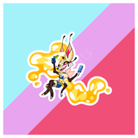 Blueberry Bee Sticker