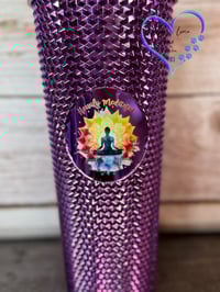 Image 3 of 24oz Heavily Meditated Studded Tumbler