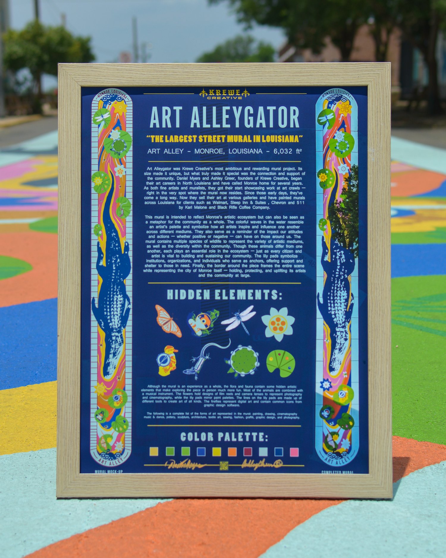 Image of Art Alleygator limited edition poster
