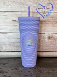 Image 2 of 24oz Lake Life Studded Tumbler