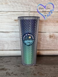 Image 1 of 24oz Life is Better at the Lake Studded Tumbler