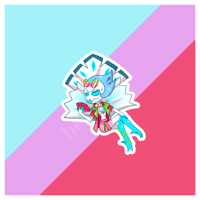 Strawberry Andrealphus Sticker
