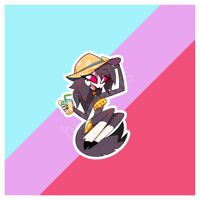Lemon Octavia Sticker