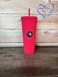 Image 1 of 24oz Sun and Moon Studded Tumbler