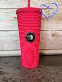 Image 3 of 24oz Sun and Moon Studded Tumbler