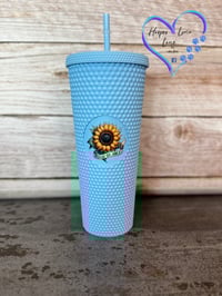Image 3 of 24oz Please Go Away Studded Tumbler