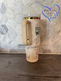 Image 3 of 40oz Fourth Wing Engraved Tumbler Custom Order