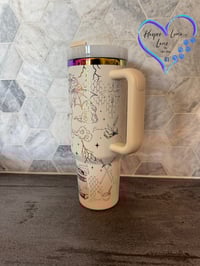 Image 6 of 40oz Fourth Wing Engraved Tumbler Custom Order