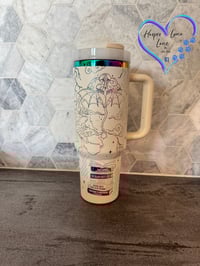 Image 8 of 40oz Fourth Wing Engraved Tumbler Custom Order