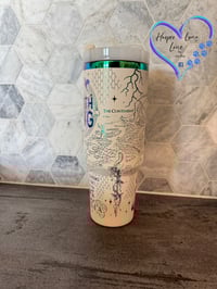 Image 10 of 40oz Fourth Wing Engraved Tumbler Custom Order