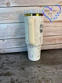 Image 15 of 40oz Fourth Wing Engraved Tumbler Custom Order