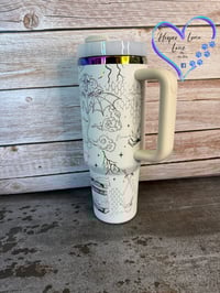 Image 16 of 40oz Fourth Wing Engraved Tumbler Custom Order