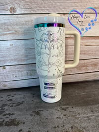 Image 17 of 40oz Fourth Wing Engraved Tumbler Custom Order