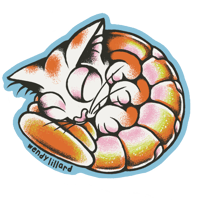 Shrimp Kitty Sticker