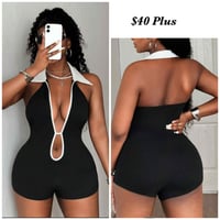 Tuxedo Romper
