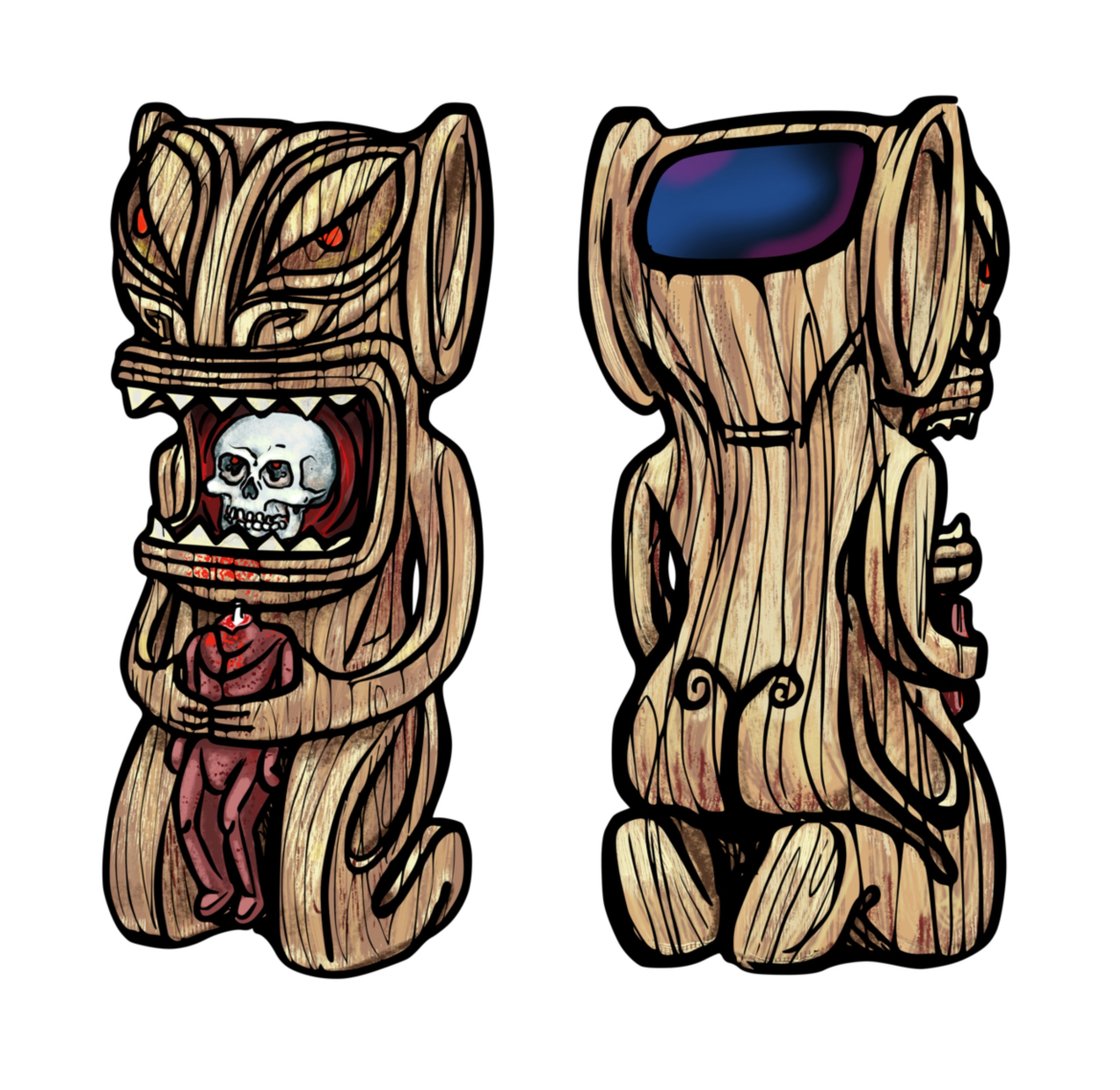 Image of Circa Caliente 16 Tiki Mug (Kilroy the Kannibale)