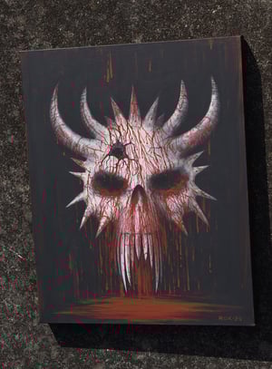 Image of BLEEDING INSANITY MkII - original painting on canvas