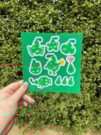 Image 4 of Leo the Pear Sticker Sheet (dark + light versions)