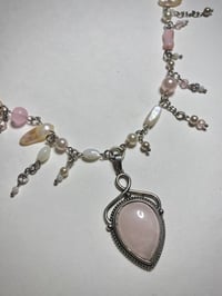Image 2 of Rose Quartz Fairy Necklace 