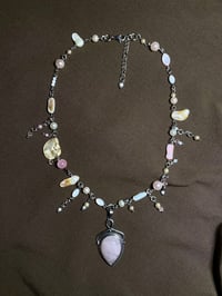 Image 4 of Rose Quartz Fairy Necklace 