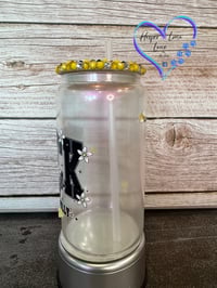Image 6 of 16oz Fuck That Respectfully Shimmer Glass Can 
