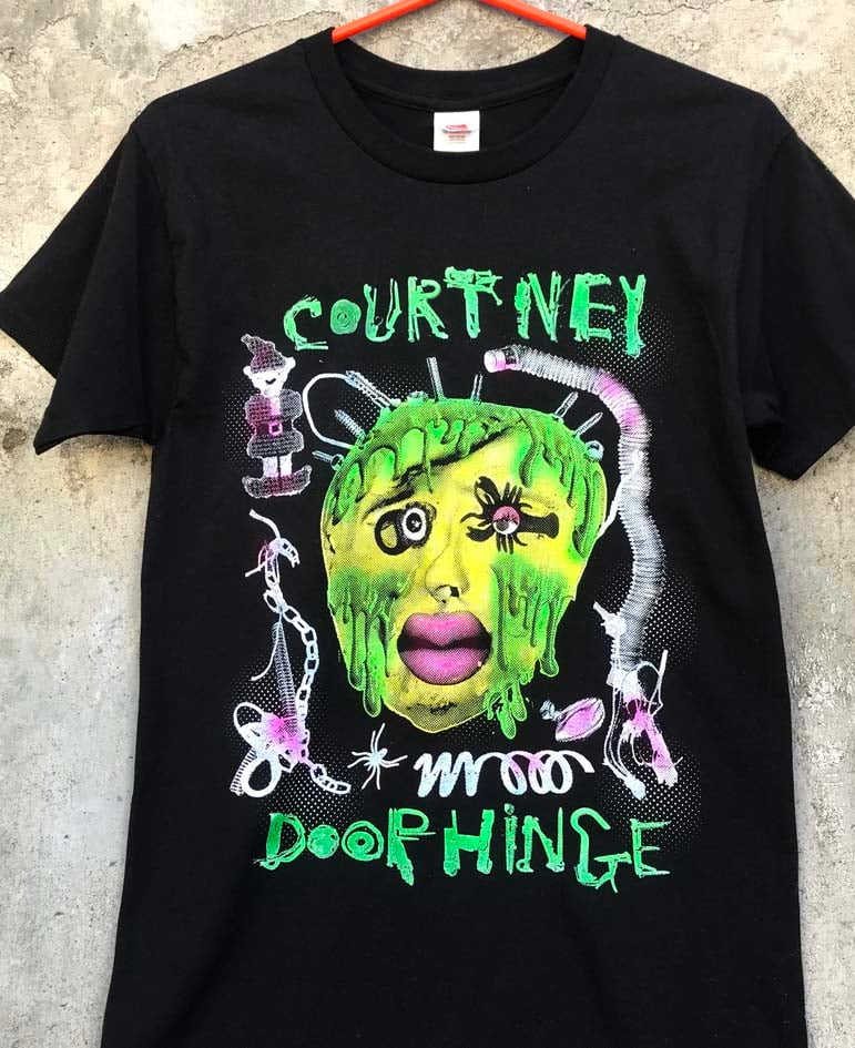 Image of Courtney Doorhinge Drippy Face Shirt