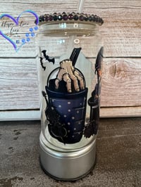 Image 2 of 16oz Wednesday Adams Glass Can 
