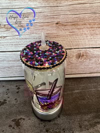 Image 6 of 16oz Wednesday Adams Glass Can 