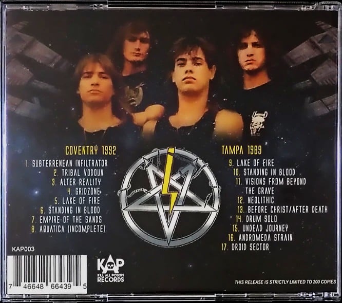 NOCTURNUS - Galaxies Of Horror - Live 1992 & 1989 CD PRE ORDER