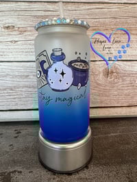Image 4 of 16oz Stay Magical Glass Can 
