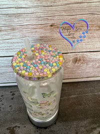 Image 2 of 16oz Book Shimmer Glass Can 