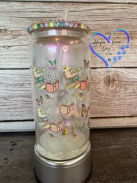 Image 4 of 16oz Book Shimmer Glass Can 