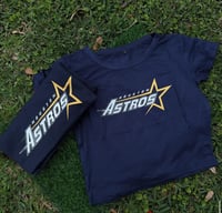 Astros Retro Navy Crop