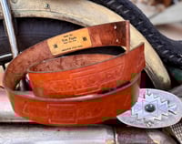 Image 6 of Original Tom Fugle Chevrolet Leather Belt