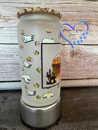 Image 2 of 16oz Halloween Coffee Glass Can