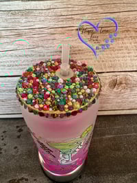 Image 4 of 16oz Chip Dipping and Margarita Sipping Glass Can 
