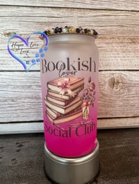 Image 2 of 16oz Bookish Social Club Glass Can 