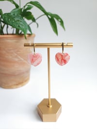 Coral Marble Hearts