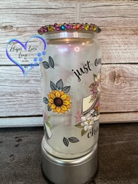 Image 4 of 16oz Just One More Chapter Glass Can