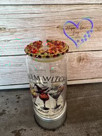 Image 6 of 16oz Salem Witch Cocktail Club Glass Can 